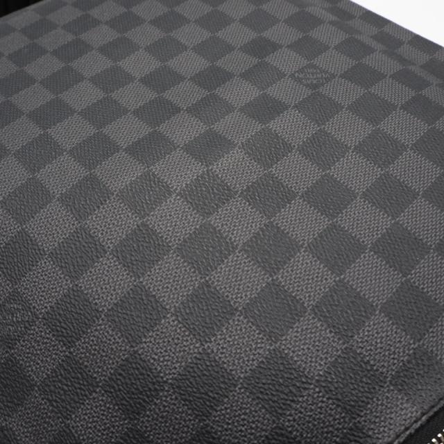 ★3日以内返品可★ 美品 LOUIS VUITTON ルイ・ヴィトン ダミエ グラフィット ミックMM N41106 ショルダーバッグ ブラック キャンバス メンズ_3