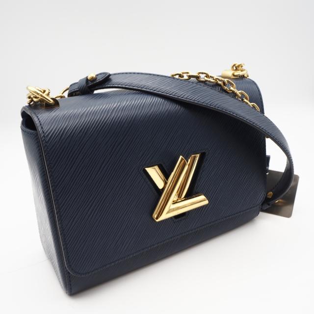 ★3日以内返品可★ 美品 LOUIS VUITTON ルイ・ヴィトン エピ ツイストMM M53090 ショルダーバッグ ネイビー レザー レディース