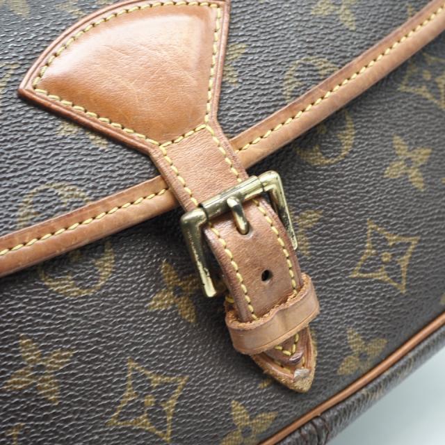 ★3日以内返品可★ LOUIS VUITTON ルイ・ヴィトン モノグラム キャンバス ソローニュ M42250 ショルダーバッグ ブラウン コーティングキャンバス レザー レディース_13