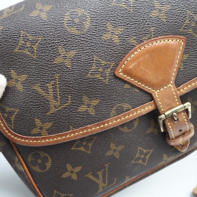 ★3日以内返品可★ LOUIS VUITTON ルイ・ヴィトン モノグラム キャンバス ソローニュ M42250 ショルダーバッグ ブラウン コーティングキャンバス レザー レディース_3