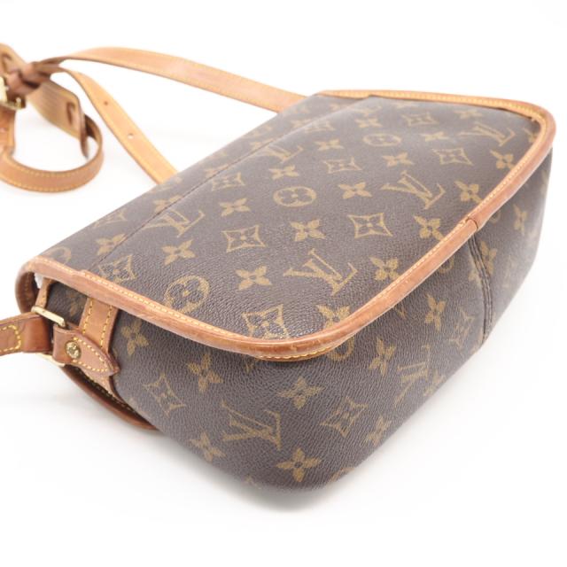 ★3日以内返品可★ LOUIS VUITTON ルイ・ヴィトン モノグラム キャンバス ソローニュ M42250 ショルダーバッグ ブラウン コーティングキャンバス レザー レディース_5