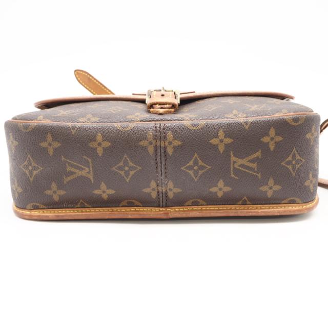 ★3日以内返品可★ LOUIS VUITTON ルイ・ヴィトン モノグラム キャンバス ソローニュ M42250 ショルダーバッグ ブラウン コーティングキャンバス レザー レディース_6