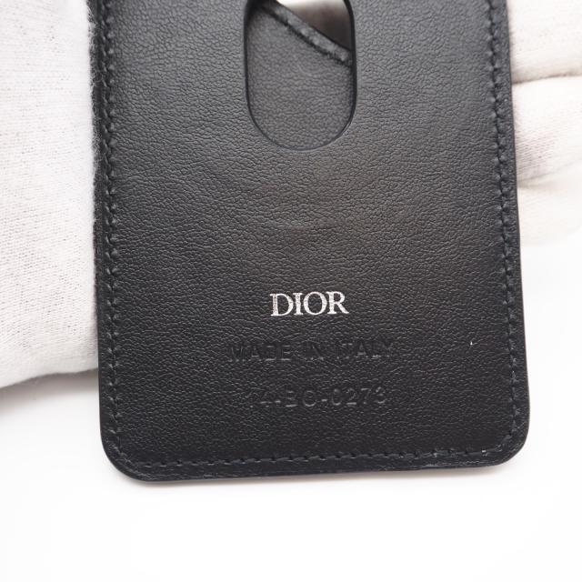 ★3日以内返品可★ 美品 Dior ディオール Saddle マグネット カードホルダー 2ADCH168YKK_H00N カードケース ブラック グレインカーフレザー メンズ_11