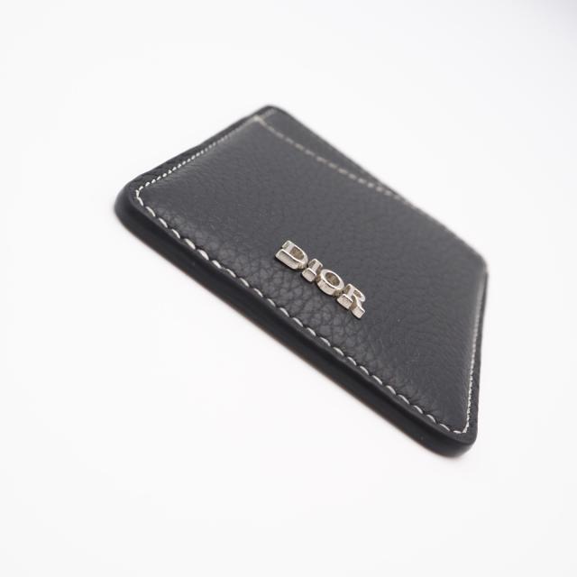 ★3日以内返品可★ 美品 Dior ディオール Saddle マグネット カードホルダー 2ADCH168YKK_H00N カードケース ブラック グレインカーフレザー メンズ_6