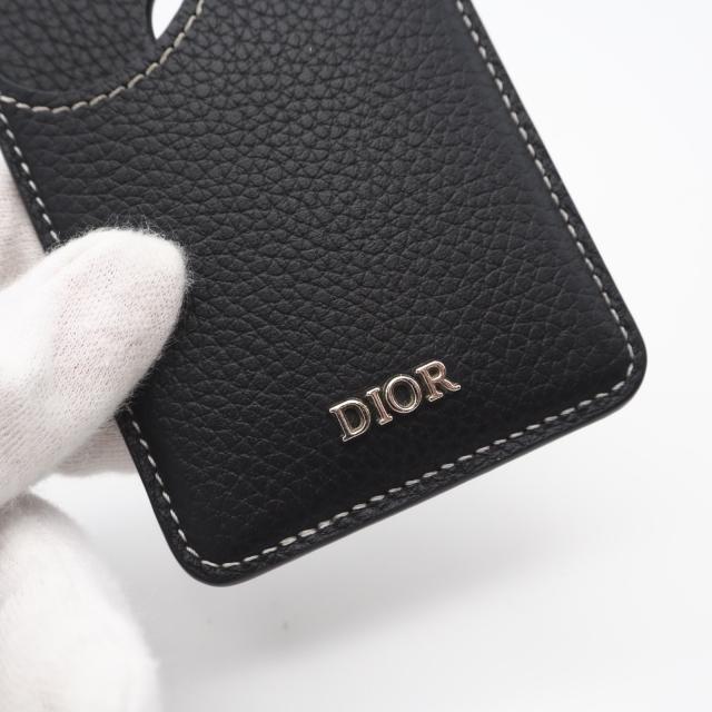★3日以内返品可★ 美品 Dior ディオール Saddle マグネット カードホルダー 2ADCH168YKK_H00N カードケース ブラック グレインカーフレザー メンズ_8