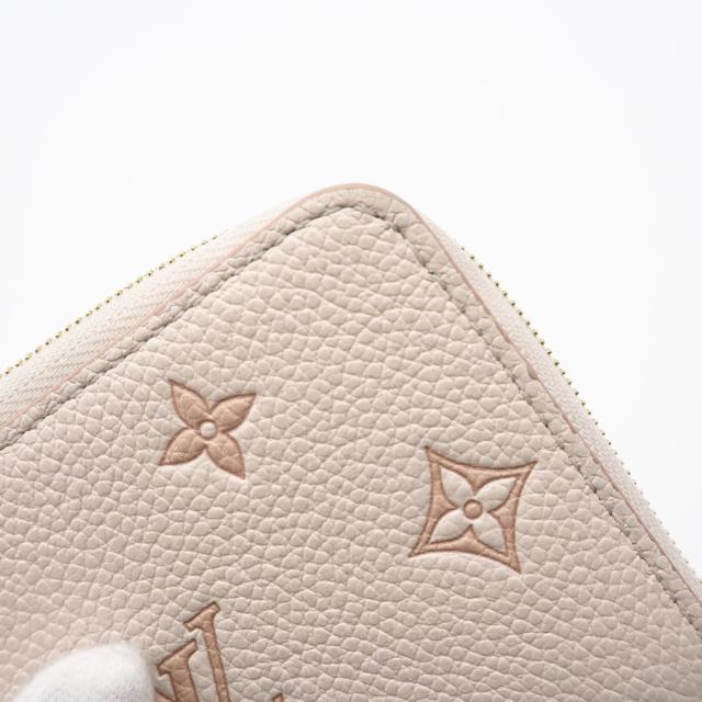 ★3日以内返品可★ 美品 LOUIS VUITTON ルイ・ヴィトン モノグラム アンプラント ジッピー コインパース モノグラム バイカラー M14563 二つ折り財布 ピンクベージュ ベージュ カウハイド レディース_9