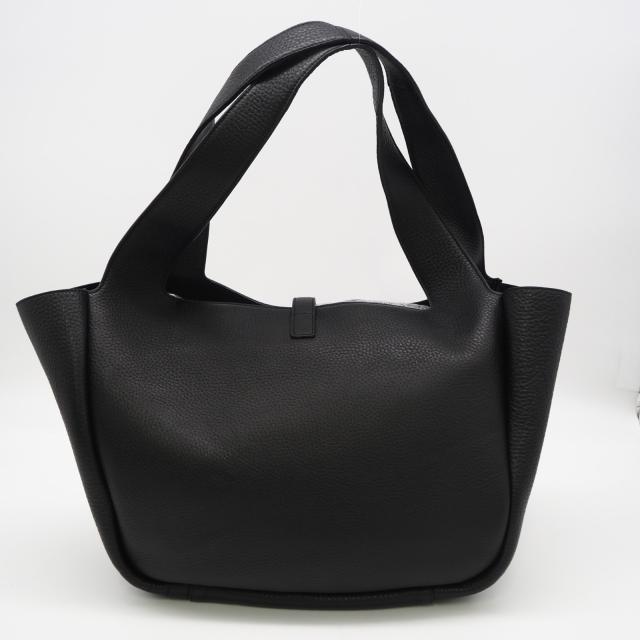 ★3日以内返品可★ 美品 SAINT LAURENT PARIS サンローランパリ グレインレザー ル・サンカセット ベア トートバッグ 763435 ハンドバッグ ブラック ゴールド グレインレザー レディース_2