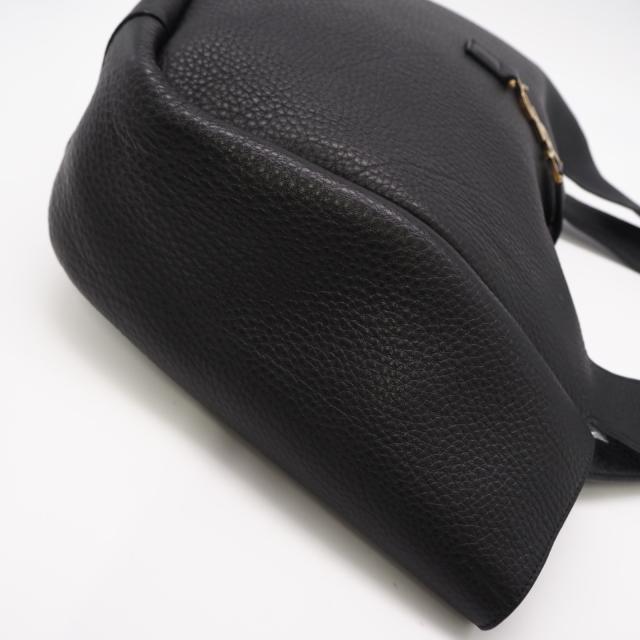 ★3日以内返品可★ 美品 SAINT LAURENT PARIS サンローランパリ グレインレザー ル・サンカセット ベア トートバッグ 763435 ハンドバッグ ブラック ゴールド グレインレザー レディース_8