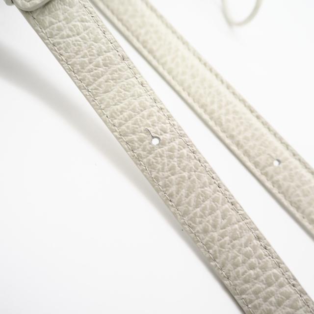 ★3日以内返品可★ 極美品 MAISON MARGIELA メゾンマルジェラ 5AC カメラバッグ SB1WG0018 2wayショルダーバッグ ホワイト カーフレザー レディース_10