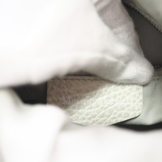 ★3日以内返品可★ 極美品 MAISON MARGIELA メゾンマルジェラ 5AC カメラバッグ SB1WG0018 2wayショルダーバッグ ホワイト カーフレザー レディース_14