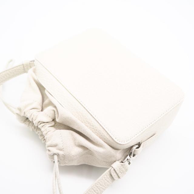 ★3日以内返品可★ 極美品 MAISON MARGIELA メゾンマルジェラ 5AC カメラバッグ SB1WG0018 2wayショルダーバッグ ホワイト カーフレザー レディース_2