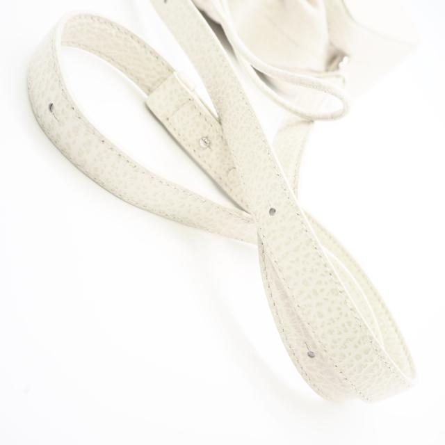 ★3日以内返品可★ 極美品 MAISON MARGIELA メゾンマルジェラ 5AC カメラバッグ SB1WG0018 2wayショルダーバッグ ホワイト カーフレザー レディース_4