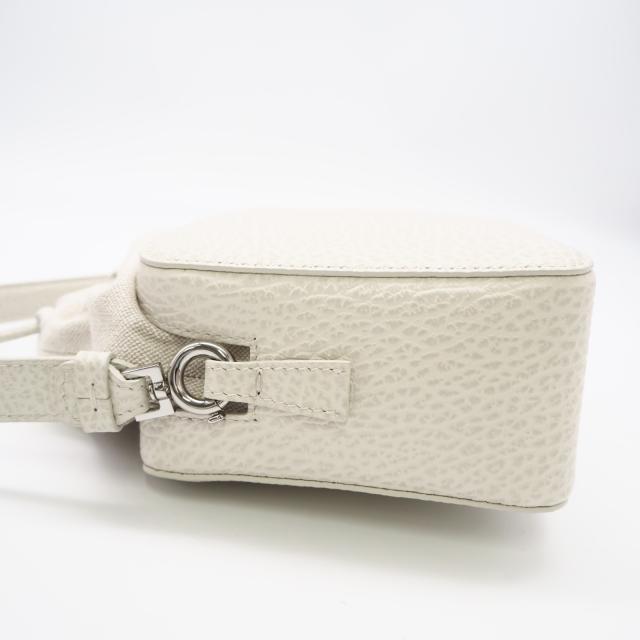 ★3日以内返品可★ 極美品 MAISON MARGIELA メゾンマルジェラ 5AC カメラバッグ SB1WG0018 2wayショルダーバッグ ホワイト カーフレザー レディース_7