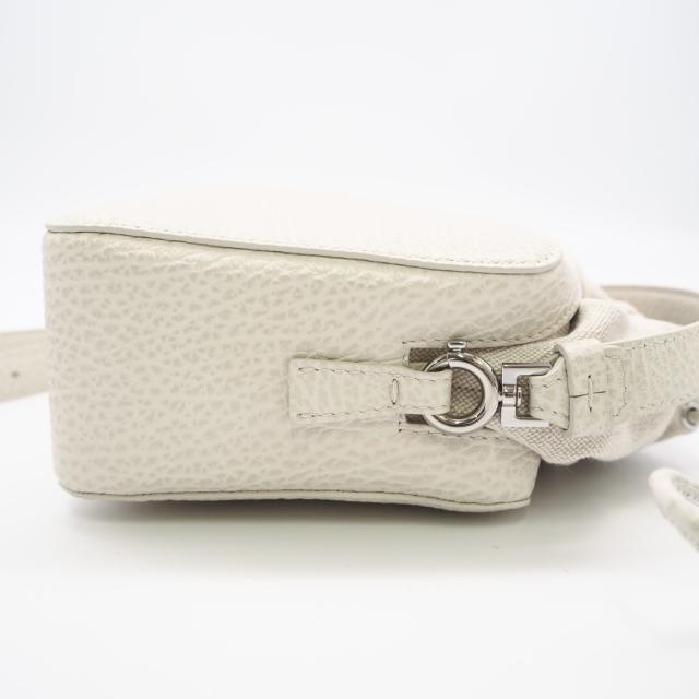 ★3日以内返品可★ 極美品 MAISON MARGIELA メゾンマルジェラ 5AC カメラバッグ SB1WG0018 2wayショルダーバッグ ホワイト カーフレザー レディース_8
