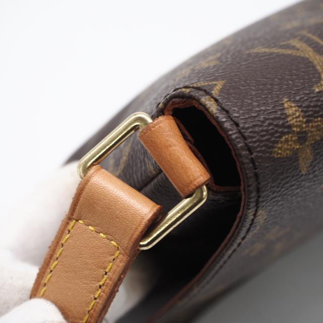 ★3日以内返品可★ LOUIS VUITTON ルイ・ヴィトン モノグラム キャンバス ミュゼット タンゴ ショート M51257 ショルダーバッグ ブラウン コーティングキャンバス レザー レディース_12