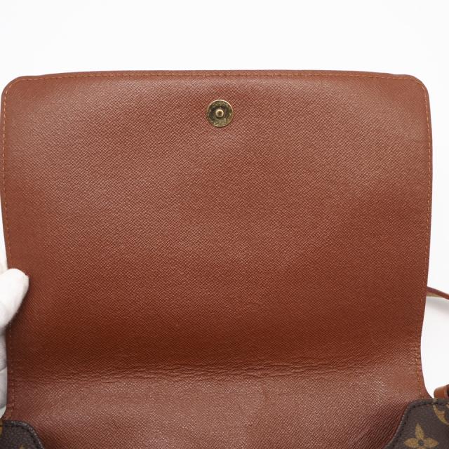 ★3日以内返品可★ LOUIS VUITTON ルイ・ヴィトン モノグラム キャンバス ミュゼット タンゴ ショート M51257 ショルダーバッグ ブラウン コーティングキャンバス レザー レディース_16
