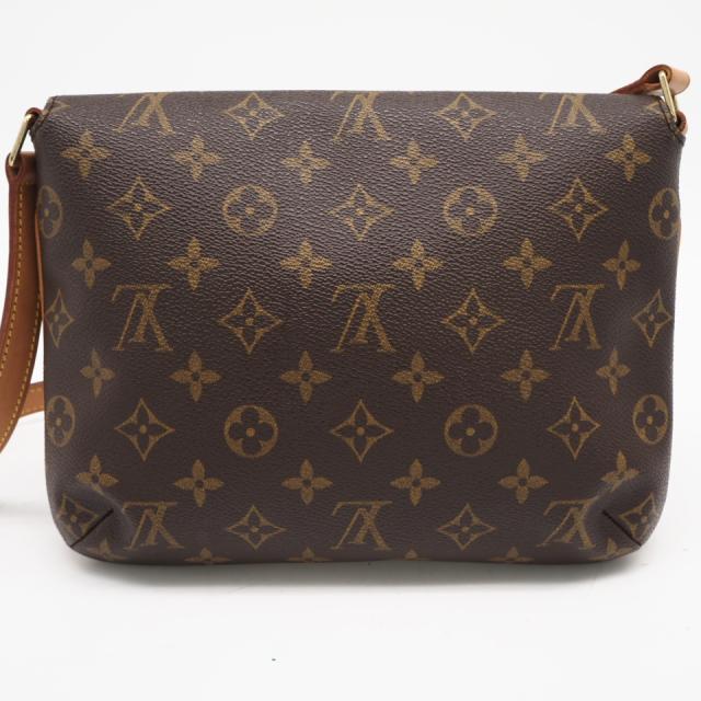 ★3日以内返品可★ LOUIS VUITTON ルイ・ヴィトン モノグラム キャンバス ミュゼット タンゴ ショート M51257 ショルダーバッグ ブラウン コーティングキャンバス レザー レディース_2