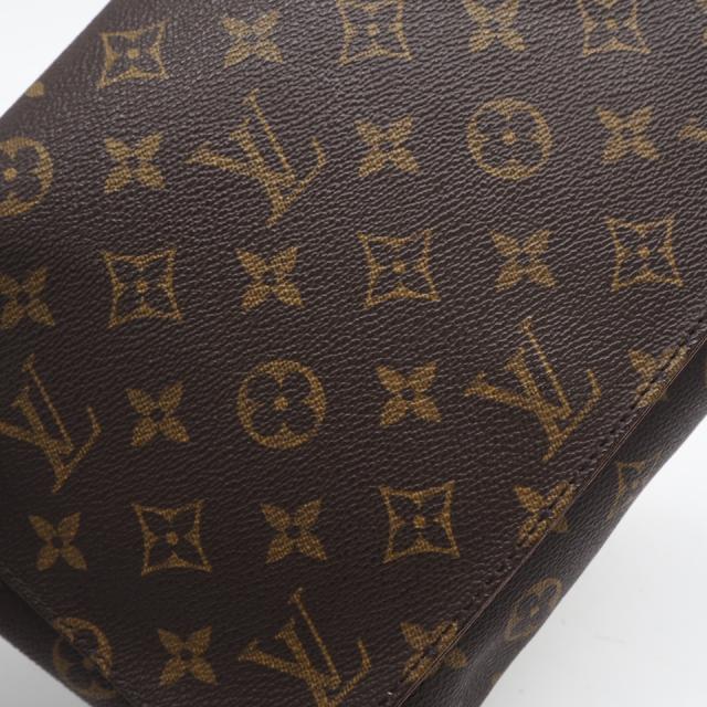 ★3日以内返品可★ LOUIS VUITTON ルイ・ヴィトン モノグラム キャンバス ミュゼット タンゴ ショート M51257 ショルダーバッグ ブラウン コーティングキャンバス レザー レディース_3