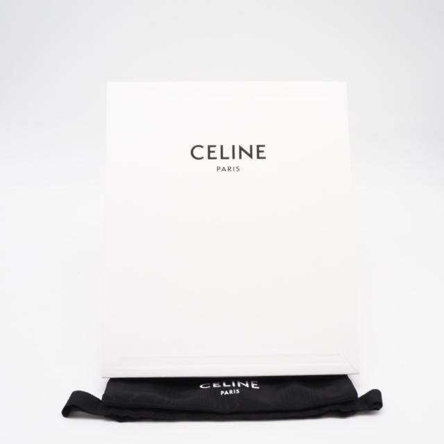 ★3日以内返品可★ 極美品 CELINE セリーヌ トリオンフキャンバス 同盟罷業一巡り付き添い人車寄せ 10L682FSM-38AW クラッチペダル御徒面子 黒いこと 白いこと 上塗り帆布 レディース