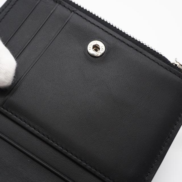 ★3日以内返品可★ 極美品 LOEWE ロエベ パズル コンパクトウォレット C510W73X09 二つ折り財布 ブラック ベージュ ネイビー カーフレザー メンズ_12