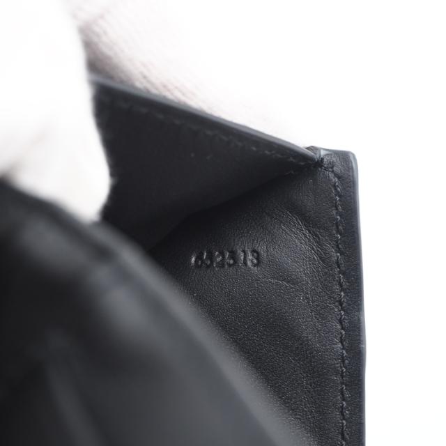 ★3日以内返品可★ 極美品 LOEWE ロエベ パズル コンパクトウォレット C510W73X09 二つ折り財布 ブラック ベージュ ネイビー カーフレザー メンズ_14