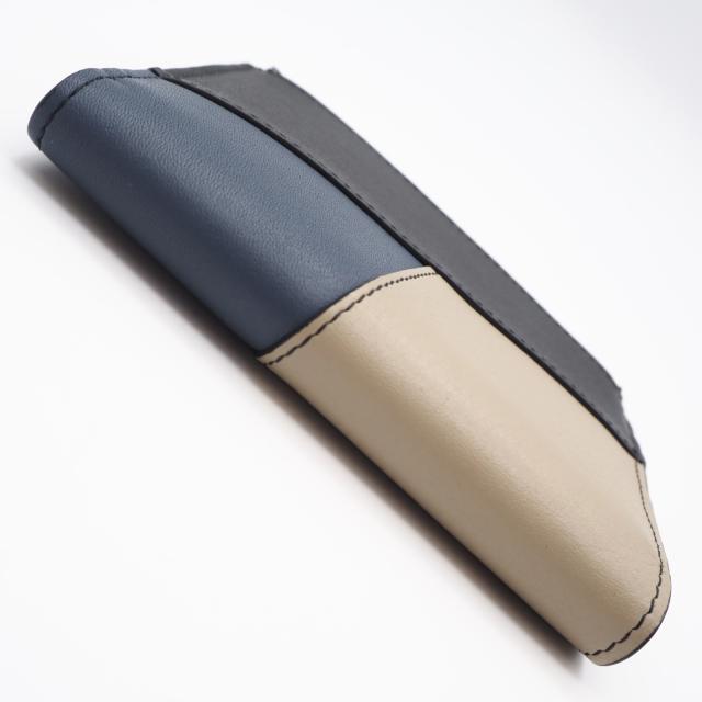 ★3日以内返品可★ 極美品 LOEWE ロエベ パズル コンパクトウォレット C510W73X09 二つ折り財布 ブラック ベージュ ネイビー カーフレザー メンズ_5