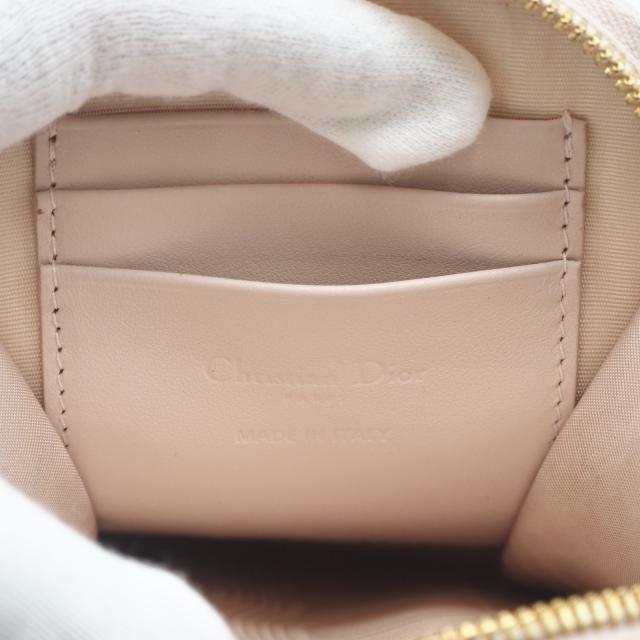 ★3日以内返品可★ 美品 Christian Dior クリスチャンディオール カナージュ ラムスキン Lady Dior Callin Dior フォンホルダー S0872ONMJ ショルダーバッグ ピンクベージュ ラムスキン レディース_13