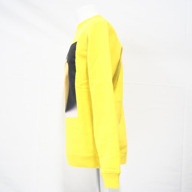 ★3日以内返品可★ 極美品 LOEWE ロエベ セラミックプリント スウェット XS H800Y24X12 パーカー イエロー ブラック ホワイト コットン メンズ_3