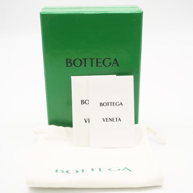 ★3日以内返品可★ 美品 BOTTEGAVENETA ボッテガヴェネタ カセット 三つ折り財布 651372 三つ折り財布 ネイビー ラムスキン レディース_15