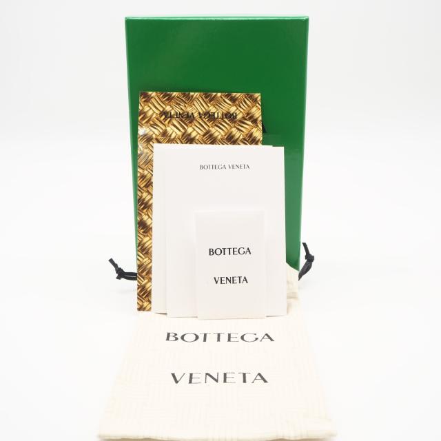 ★3日以内返品可★ 美品 BOTTEGAVENETA ボッテガヴェネタ イントレチャート ミディアム 二つ折りLファスナーウォレット 796958 二つ折り財布 ブラック カーフレザー メンズ_13