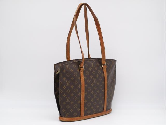 ★3日以内返品可★  LOUIS VUITTON ルイ・ヴィトン モノグラム キャンバス バビロン M51102 ハンドバッグ ブラウン コーティングキャンバス レザー レディース