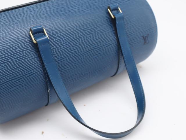 ★3日以内返品可★ LOUIS VUITTON ルイ・ヴィトン エピ スフロ トレドブルー M52225 ハンドバッグ ブルー カーフレザー レディース_9