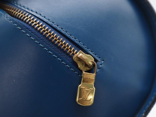 ★3日以内返品可★ LOUIS VUITTON ルイ・ヴィトン エピ スフロ トレドブルー M52225 ハンドバッグ ブルー カーフレザー レディース_12