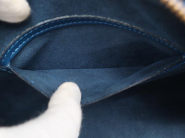 ★3日以内返品可★ LOUIS VUITTON ルイ・ヴィトン エピ スフロ トレドブルー M52225 ハンドバッグ ブルー カーフレザー レディース_14