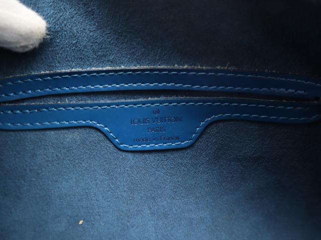 ★3日以内返品可★ LOUIS VUITTON ルイ・ヴィトン エピ スフロ トレドブルー M52225 ハンドバッグ ブルー カーフレザー レディース_15