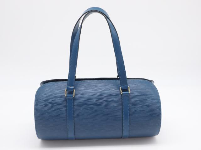 ★3日以内返品可★ LOUIS VUITTON ルイ・ヴィトン エピ スフロ トレドブルー M52225 ハンドバッグ ブルー カーフレザー レディース_2
