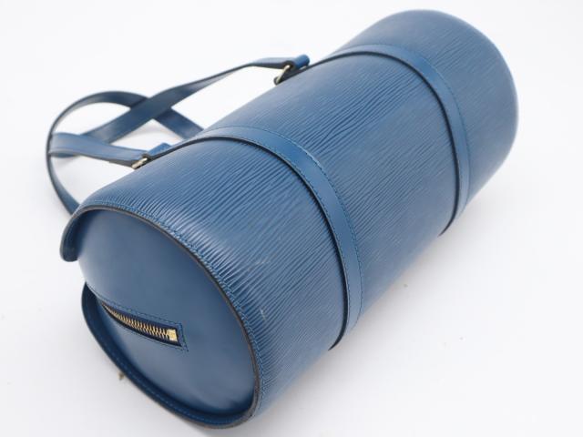 ★3日以内返品可★ LOUIS VUITTON ルイ・ヴィトン エピ スフロ トレドブルー M52225 ハンドバッグ ブルー カーフレザー レディース_5