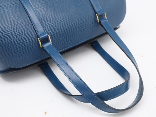★3日以内返品可★ LOUIS VUITTON ルイ・ヴィトン エピ スフロ トレドブルー M52225 ハンドバッグ ブルー カーフレザー レディース_8