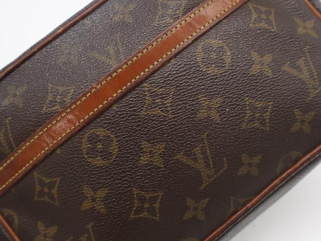★3日以内返品可★  LOUIS VUITTON ルイ・ヴィトン モノグラム キャンバス コンピエーニュ23 M51847 ショルダーバッグ ブラウン コーティングキャンバス レザー レディース_3