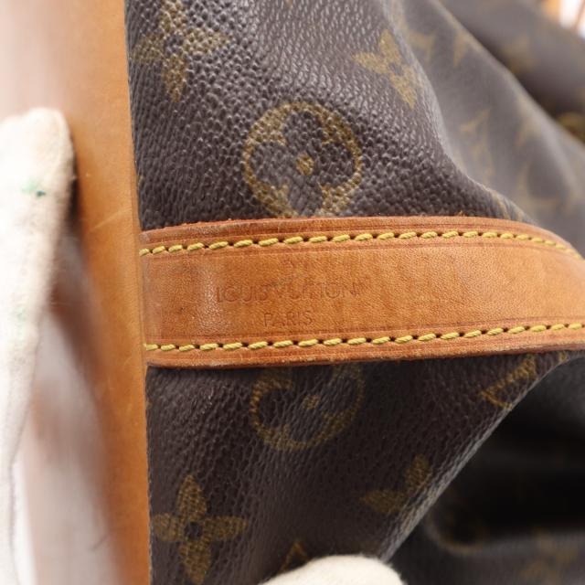 ★3日以内返品可★ LOUIS VUITTON ルイ・ヴィトン モノグラム プチノエ M42226 ハンドバッグ ブラウン コーティングキャンバス レザー レディース_9