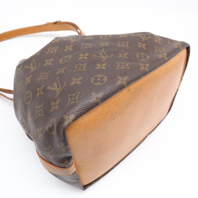 ★3日以内返品可★ LOUIS VUITTON ルイ・ヴィトン モノグラム プチノエ M42226 ハンドバッグ ブラウン コーティングキャンバス レザー レディース_4