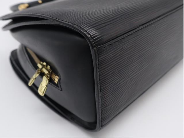 ★3日以内返品可★  LOUIS VUITTON ルイ・ヴィトン ダミエ ポンヌフ M52052 ハンドバッグ ブラック レザー レディース_13