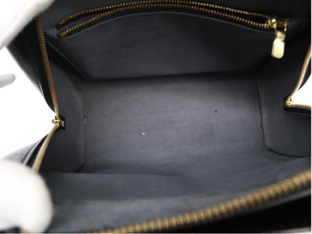★3日以内返品可★  LOUIS VUITTON ルイ・ヴィトン ダミエ ポンヌフ M52052 ハンドバッグ ブラック レザー レディース_15