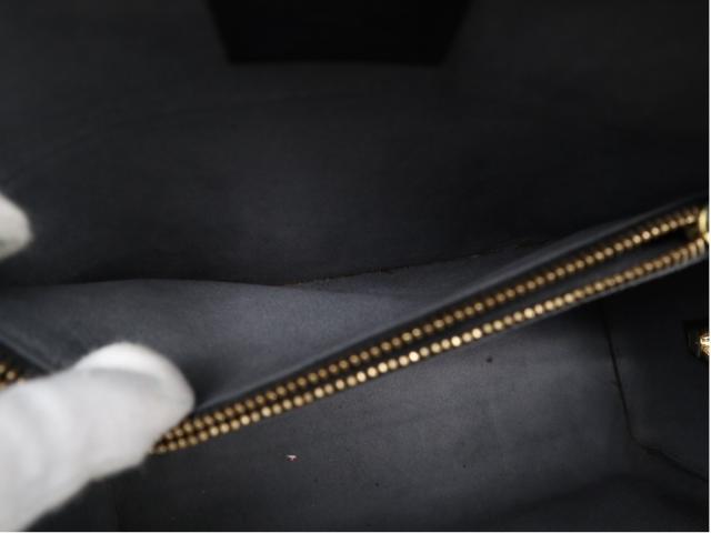 ★3日以内返品可★  LOUIS VUITTON ルイ・ヴィトン ダミエ ポンヌフ M52052 ハンドバッグ ブラック レザー レディース_16