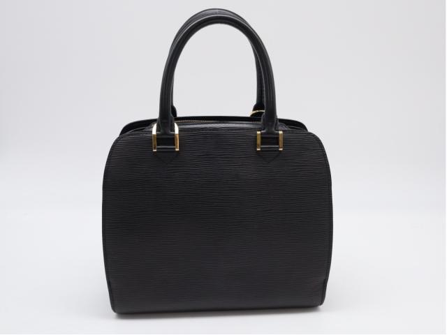 ★3日以内返品可★  LOUIS VUITTON ルイ・ヴィトン ダミエ ポンヌフ M52052 ハンドバッグ ブラック レザー レディース_5