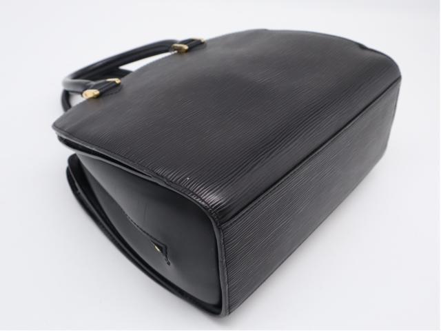 ★3日以内返品可★  LOUIS VUITTON ルイ・ヴィトン ダミエ ポンヌフ M52052 ハンドバッグ ブラック レザー レディース_7