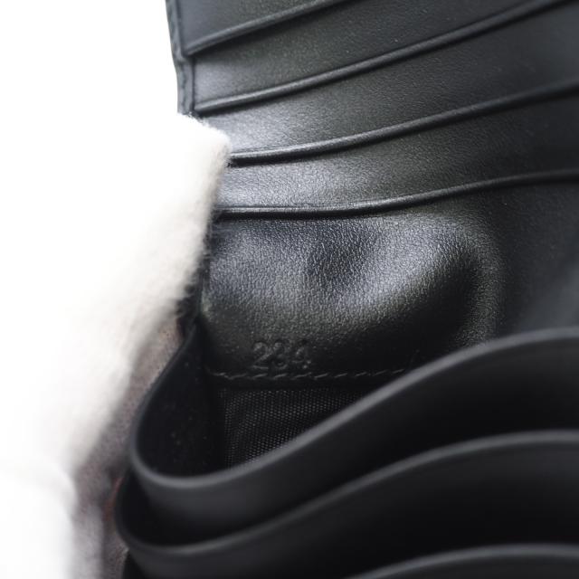 ★3日以内返品可★ 極美品 PRADA プラダ シティカーフ トライアングル 財布 ネロ 1ML050 二つ折り財布 ブラック カーフレザー レディース_13