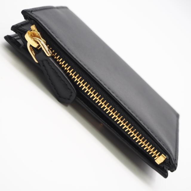 ★3日以内返品可★ 極美品 PRADA プラダ シティカーフ トライアングル 財布 ネロ 1ML050 二つ折り財布 ブラック カーフレザー レディース_5