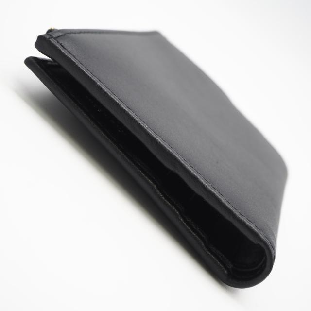 ★3日以内返品可★ 極美品 PRADA プラダ シティカーフ トライアングル 財布 ネロ 1ML050 二つ折り財布 ブラック カーフレザー レディース_8