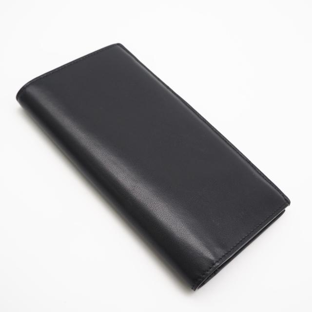 ★3日以内返品可★ 美品 SAINT LAURENT PARIS サンローランパリ タイニーカサンドラ コンチネンタルウォレット 607746 長財布 ブラック カーフレザー メンズ_2